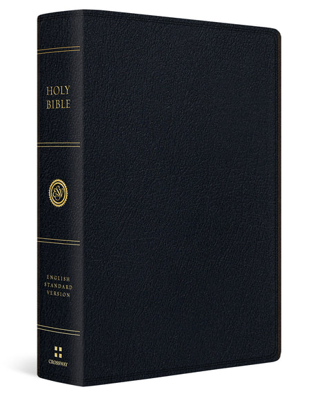 ESV Super Giant Print Bible (Genuine Leather, Black) cover image (1393766334511)