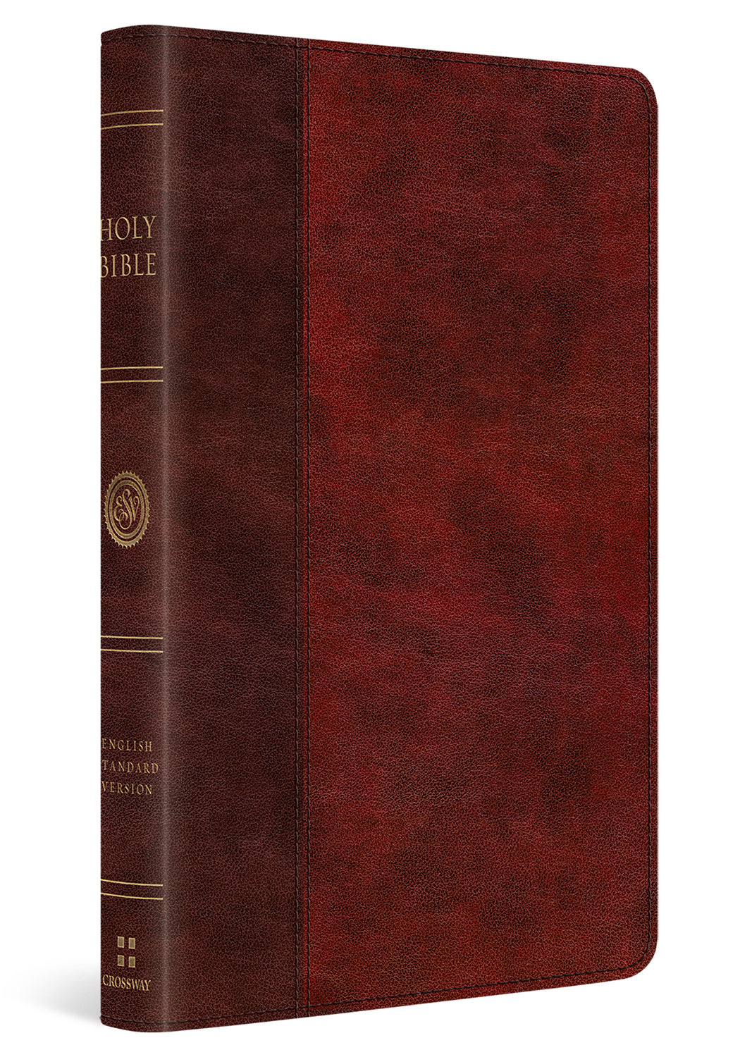 ESV Large Print Thinline Bible (Trutone, Burgundy/Red, Timeless Design) cover image (6080121209032)