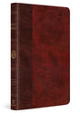 ESV Large Print Thinline Bible (Trutone, Burgundy/Red, Timeless Design) cover image (6080121209032)