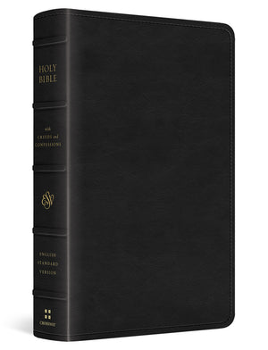 ESV Bible with Creeds and Confessions (TruTone, Black) cover image (4400518725694)