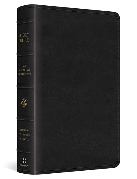 ESV Bible with Creeds and Confessions (TruTone, Black) cover image (4400518725694)