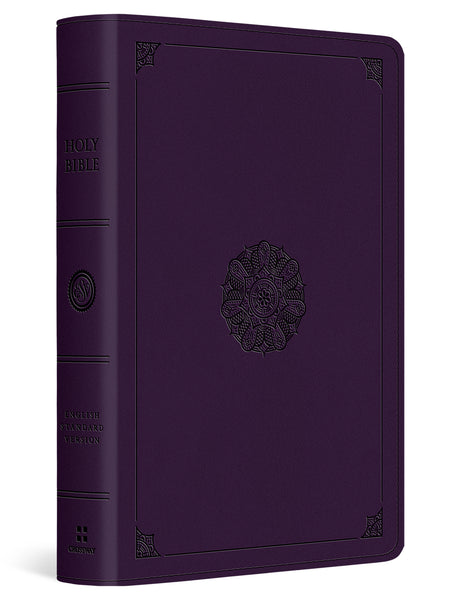 ESV Large Print Bible (Trutone, Lavender, Emblem Design) cover image (6080122061000)