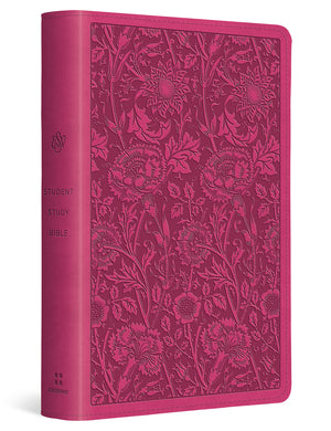 ESV Student Study Bible (Trutone, Berry, Floral Design) cover image (6080110592200)