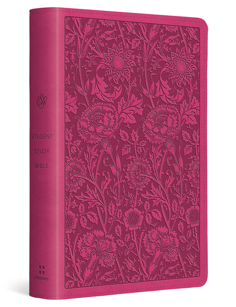 ESV Student Study Bible (Trutone, Berry, Floral Design) cover image (6080110592200)