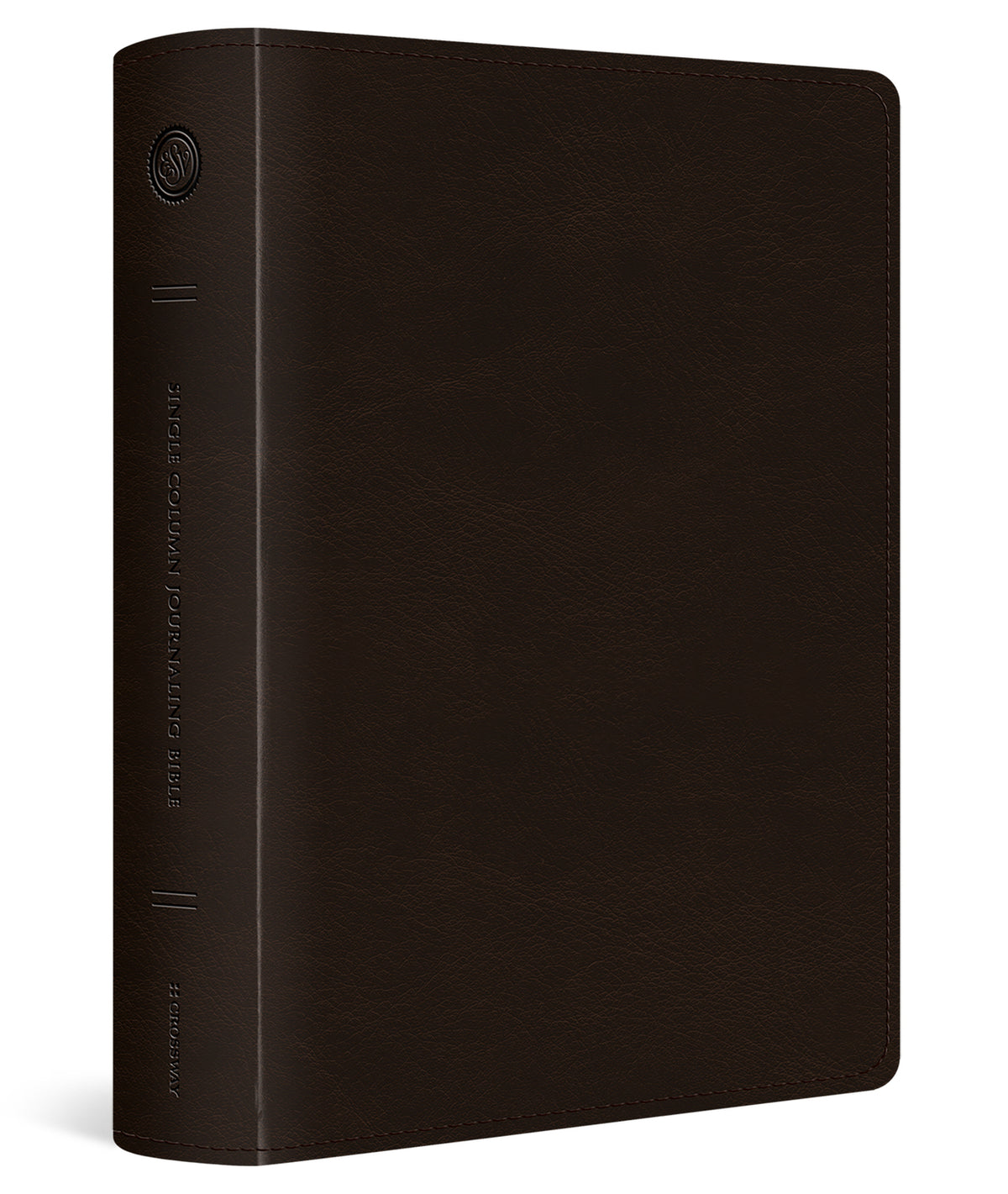 ESV Single Column Journaling Bible, Large Print (Trutone, Deep Brown) cover image (4478975508542)