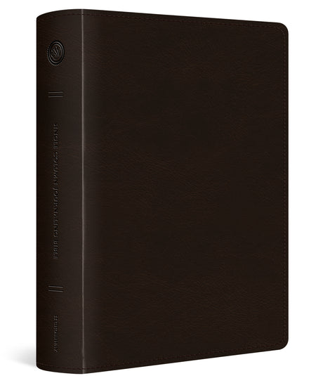 ESV Single Column Journaling Bible, Large Print (Trutone, Deep Brown) cover image (4478975508542)