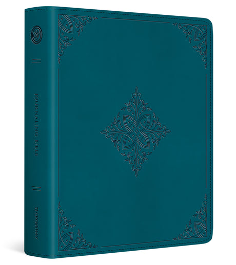 ESV Journaling Bible (Trutone, Deep Teal, Fleur-De-Lis Design) cover image (4614414893118)