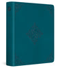 ESV Journaling Bible (Trutone, Deep Teal, Fleur-De-Lis Design) cover image (4614414893118)