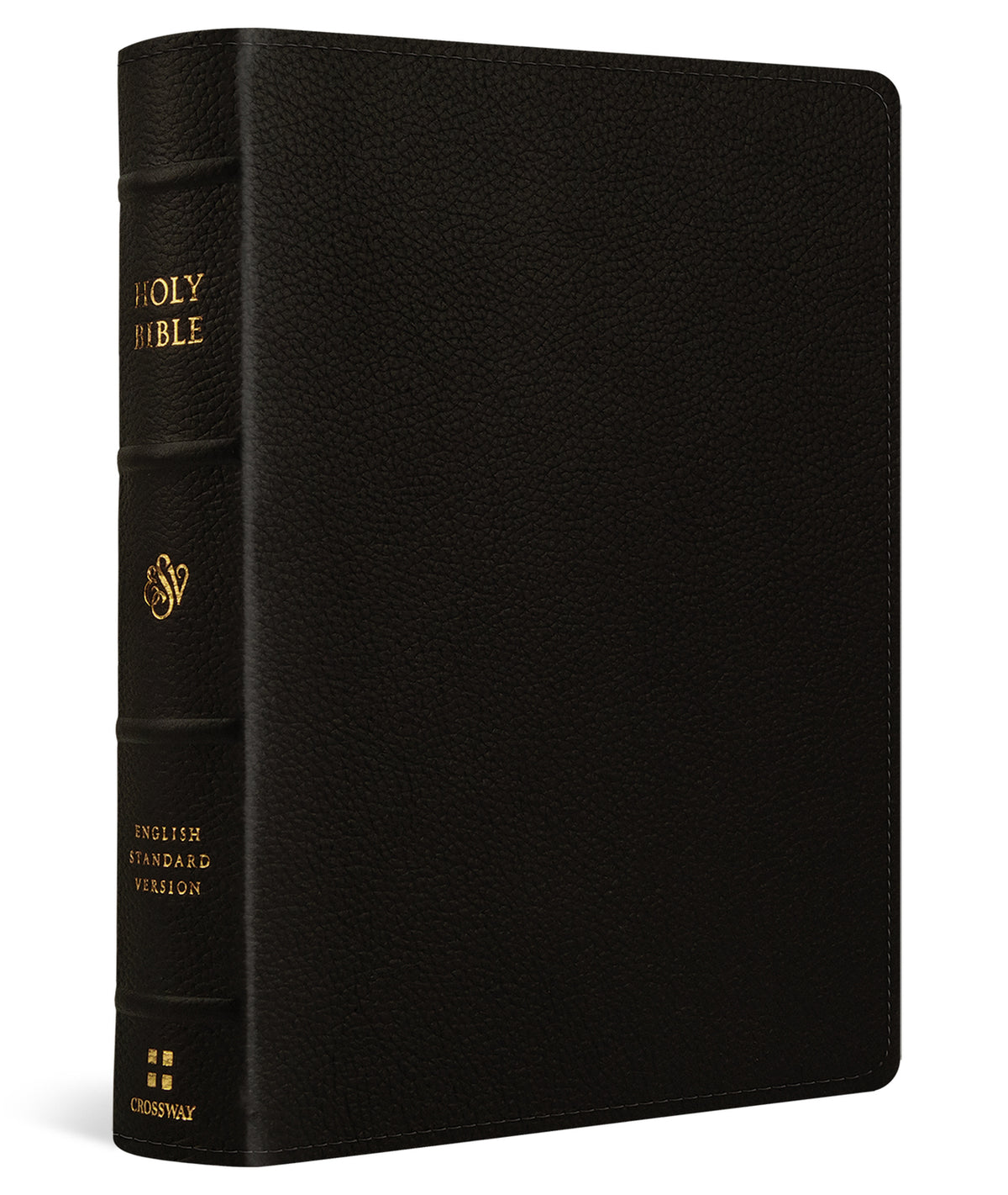 ESV Single Column Journaling Bible, Large Print (Buffalo Leather, Deep Brown) cover image (4677626757182)