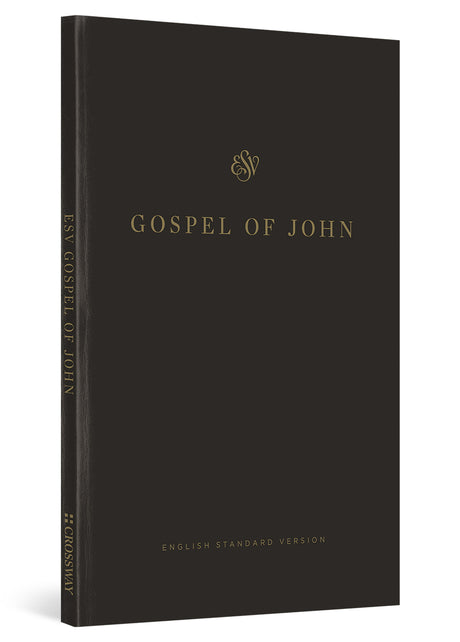 ESV Gospel of John (Paperback, Black) cover image (7138786672840)