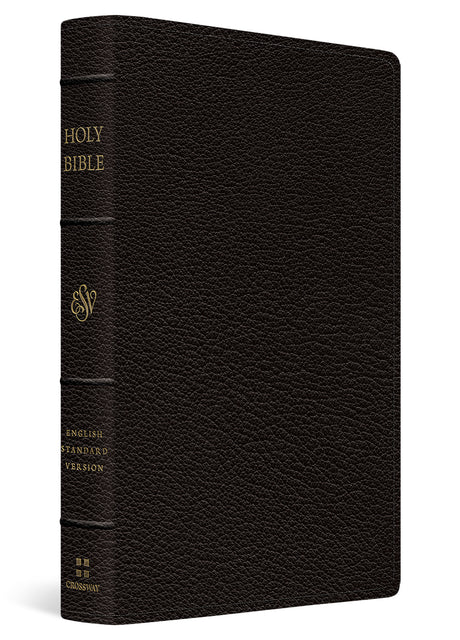 ESV Preaching Bible, Verse-By-Verse Edition (Goatskin, Black) cover image (6160188833992)