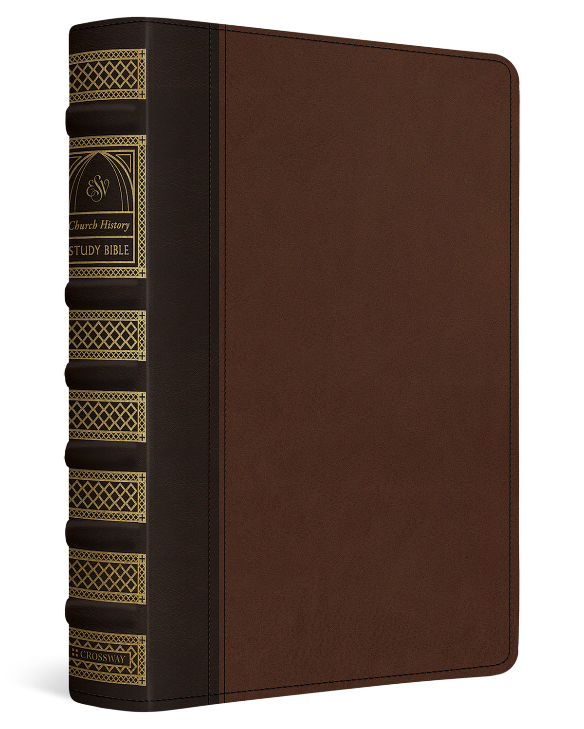 ESV Church History Study Bible: (Trutone, Brown/Walnut, Timeless Design) cover image (7464255324360)