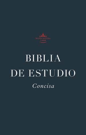 Biblia de Estudio Concisa Rvr (Tapa Dura) front cover (7574200615112)