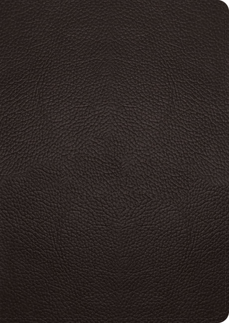 ESV Study Bible, Large Print (Buffalo Leather, Deep Brown) front cover (7644689891528)