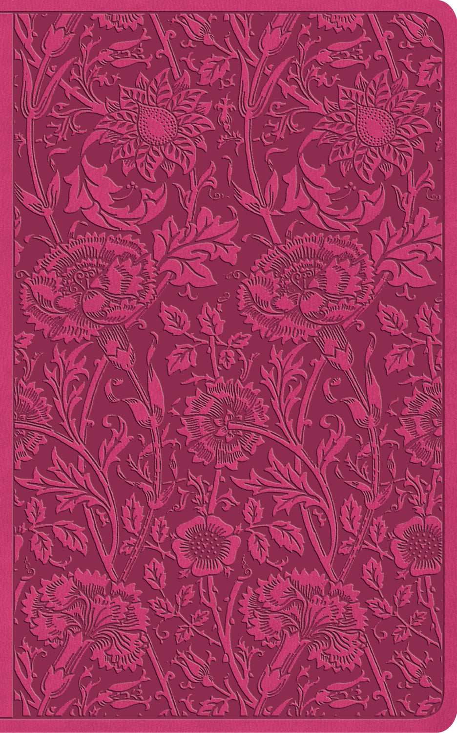 ESV Vest Pocket New Testament with Psalms and Proverbs (Trutone, Berry, Floral Design) front cover (7644692381896)