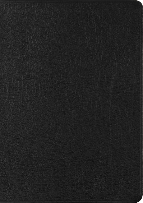 ESV New Testament with Psalms and Proverbs (Genuine Leather, Black) front cover (7644687958216)