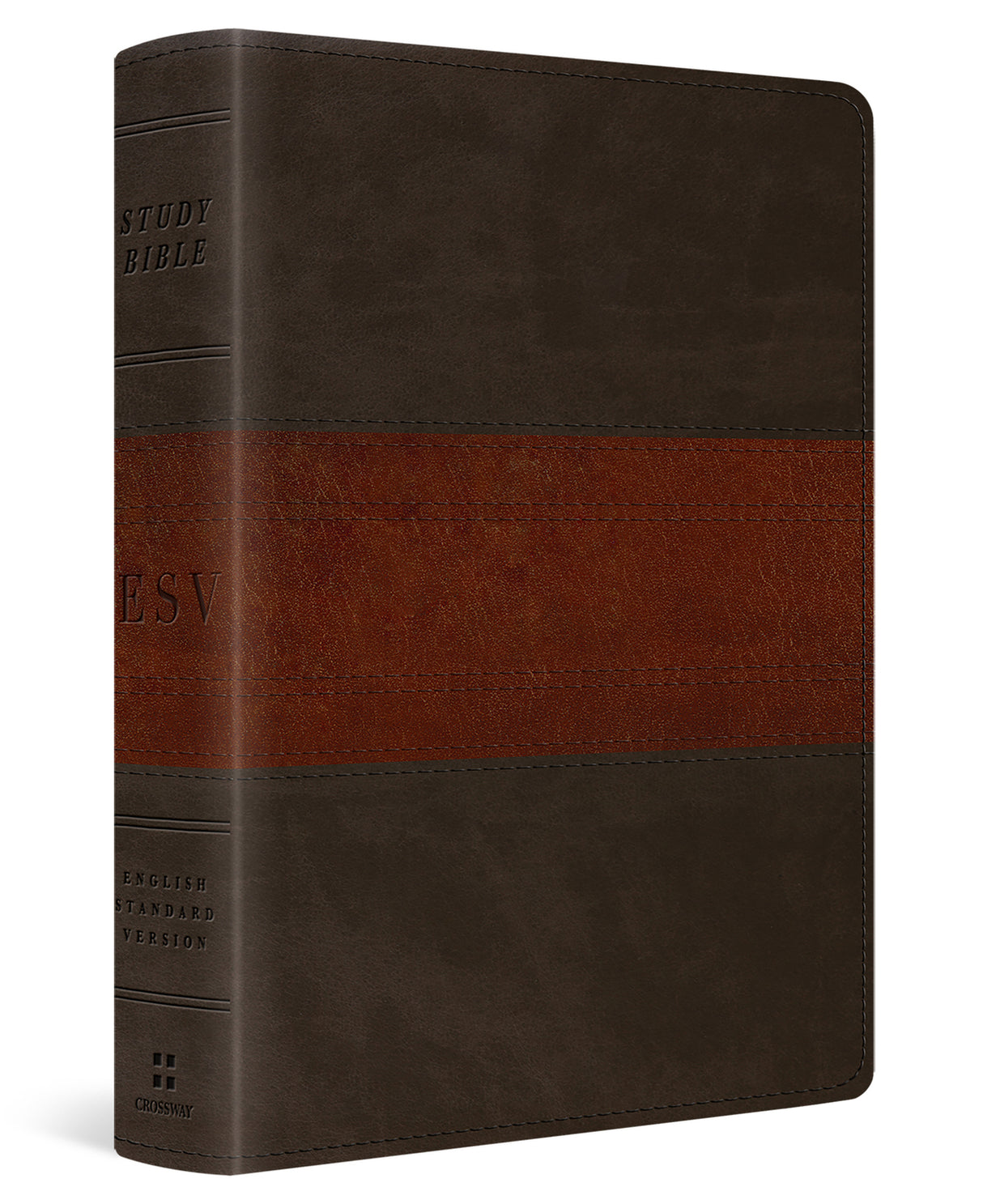 ESV Study Bible, Personal Size (Trutone, Forest/Tan, Trail Design)