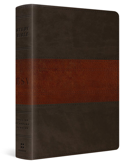 ESV Study Bible, Personal Size (Trutone, Forest/Tan, Trail Design)