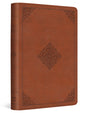 ESV Compact Bible (Trutone, English Saddle, Ornament Design) cover image (7644685336776)