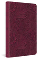 ESV Value Thinline Bible (Trutone, Raspberry, Floral Design) cover image (7644692185288)