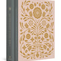 ESV Journaling Study Bible (Cloth Over Board, Blush/Ochre, Floral Design)