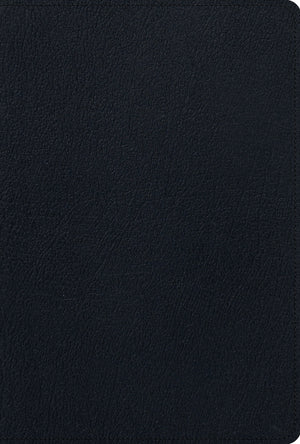 ESV Men's Study Bible (Genuine Leather, Black) front cover (7574206644424)