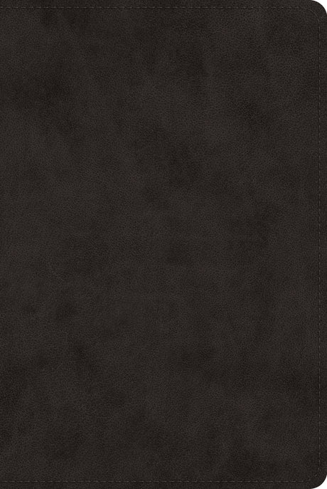 ESV Single Column Heritage Bible (Trutone, Black) front cover (8252139929800)