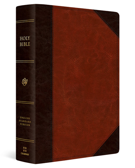 ESV Super Giant Print Bible (Trutone, Brown/Cordovan, Portfolio Design) cover image (7802053558472)