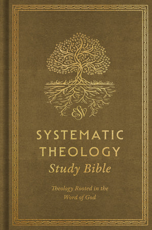 ESV Systematic Theology Study Bible: Theology Rooted in the Word of God (Cloth Over Board, Ochre) front cover (7714244919496)