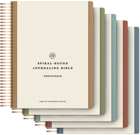 ESV Spiral-Bound Journaling Bible, Five-Volume Set (Hardcover) - English Standard Version - 9781433593178