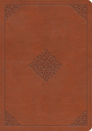 ESV Study Bible (Trutone, English Saddle, Ornament Design) front cover (8252157853896)