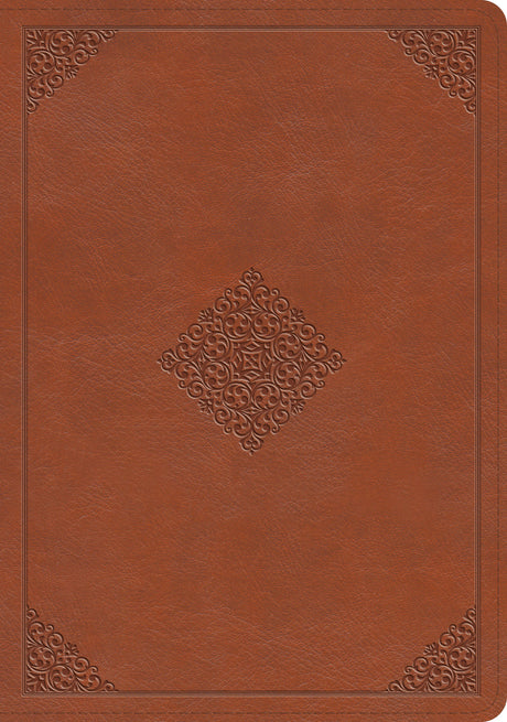 ESV Study Bible (Trutone, English Saddle, Ornament Design) front cover (8252157853896)