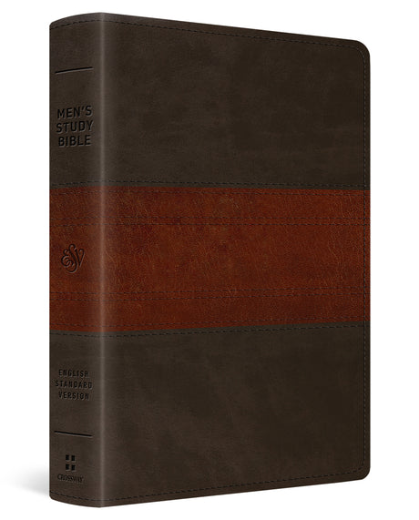 ESV Men's Study Bible (Trutone, Forest/Tan, Trail Design) cover image (8251948105928)