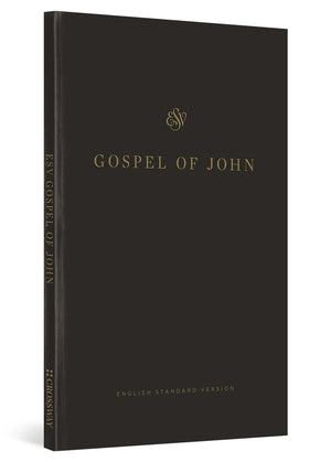 ESV Gospel of John (Paperback, Black) cover image (8252142977224)