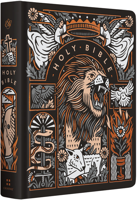 ESV Journaling Study Bible, Artist Series (Hardcover, Joshua Noom, the Lion and the Lamb) cover image (8252156281032)