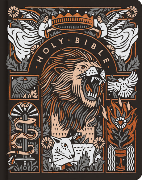 ESV Journaling Study Bible, Artist Series (Hardcover, Joshua Noom, the Lion and the Lamb) front cover (8252156281032)