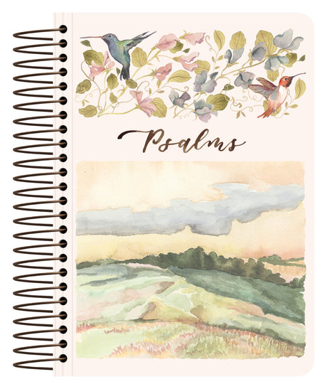 ESV Scripture Journal, Spiral-Bound Edition: Psalms (Artwork by Ruth Chou Simons) (Paperback) - ESV - 9798874900076