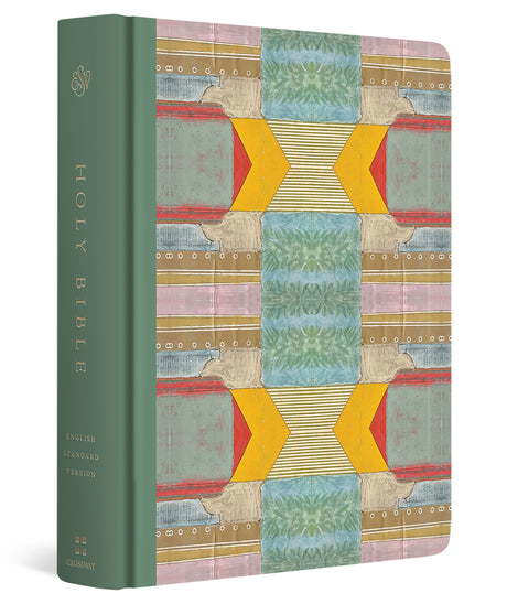 ESV Single Column Journaling Bible, Artist Series (Cloth Over Board, Jessica Dennis Bush, Trellis) cover image (8251947909320)
