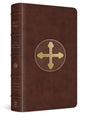 ESV Bible with Creeds and Confessions (Trutone, Brown, Cross Trefoil Design) cover image (8251958886600)