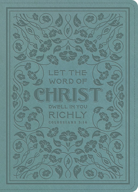 ESV Illuminated Bible, Art Journaling Edition (Trutone, Paris Sky, Colossians 3:16 Design) front cover (8252147007688)