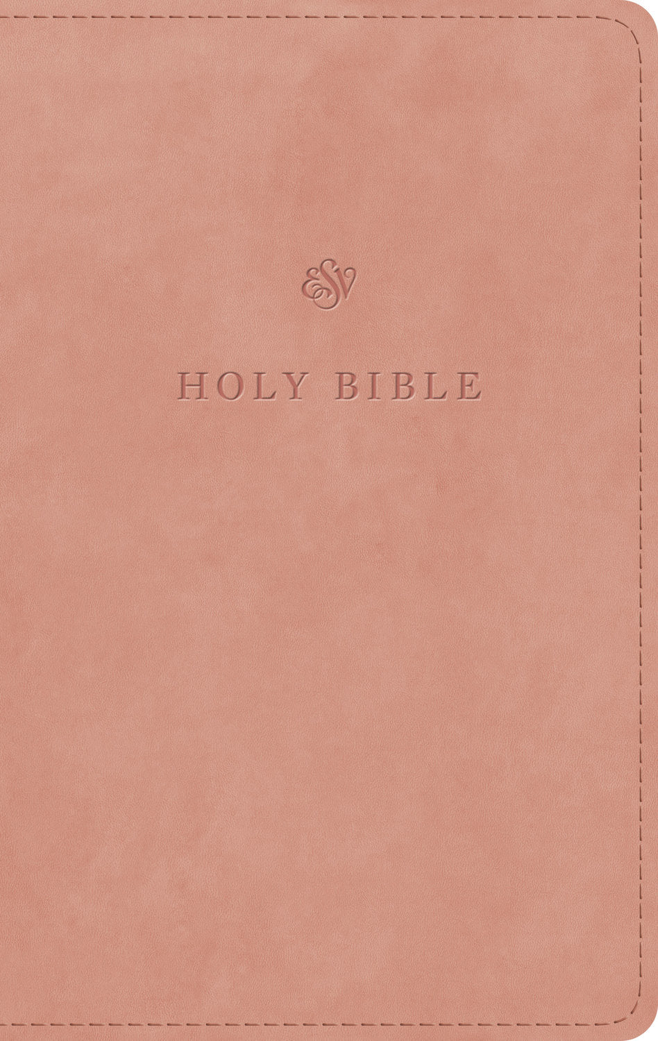 ESV Large Print Personal Size Bible, Red Letter (Trutone, Blush Rose) front cover (8252143993032)