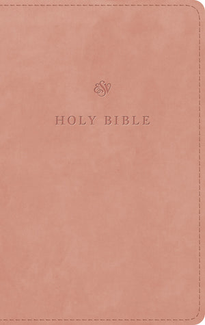 ESV Large Print Personal Size Bible, Red Letter (Trutone, Blush Rose) front cover (8252143993032)