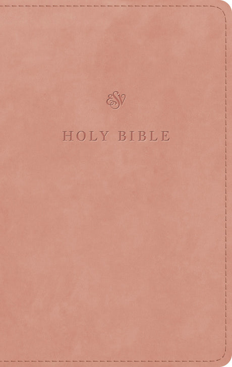 ESV Large Print Personal Size Bible, Red Letter (Trutone, Blush Rose) front cover (8252143993032)