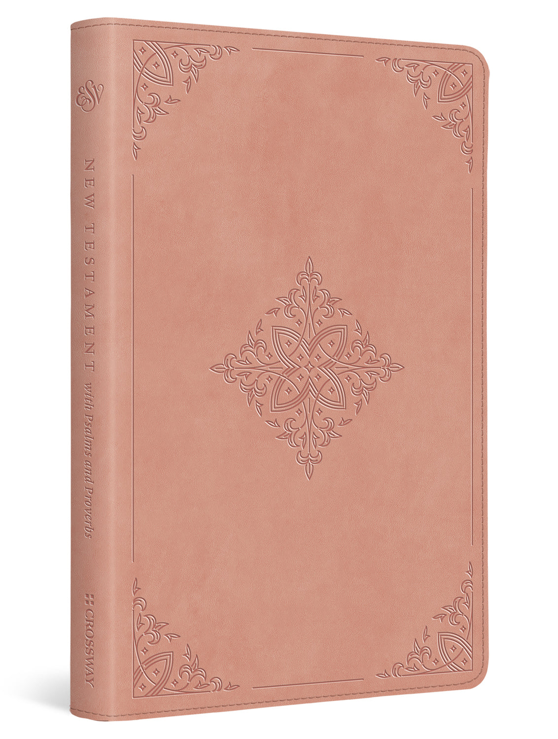 ESV New Testament with Psalms and Proverbs (Trutone, Blush Rose, Fleur-De-Lis Design) cover image (8251945550024)