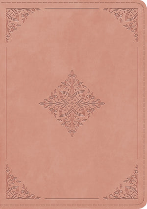 ESV New Testament with Psalms and Proverbs (Trutone, Blush Rose, Fleur-De-Lis Design) front cover (8251945550024)