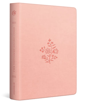 ESV Single Column Journaling Bible (Trutone, Blush Rose, Wildflower Design) cover image (8251961016520)
