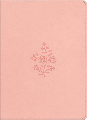 ESV Single Column Journaling Bible (Trutone, Blush Rose, Wildflower Design) front cover (8251961016520)