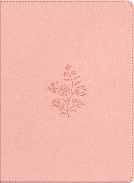 ESV Single Column Journaling Bible (Trutone, Blush Rose, Wildflower Design) front cover (8251961016520)