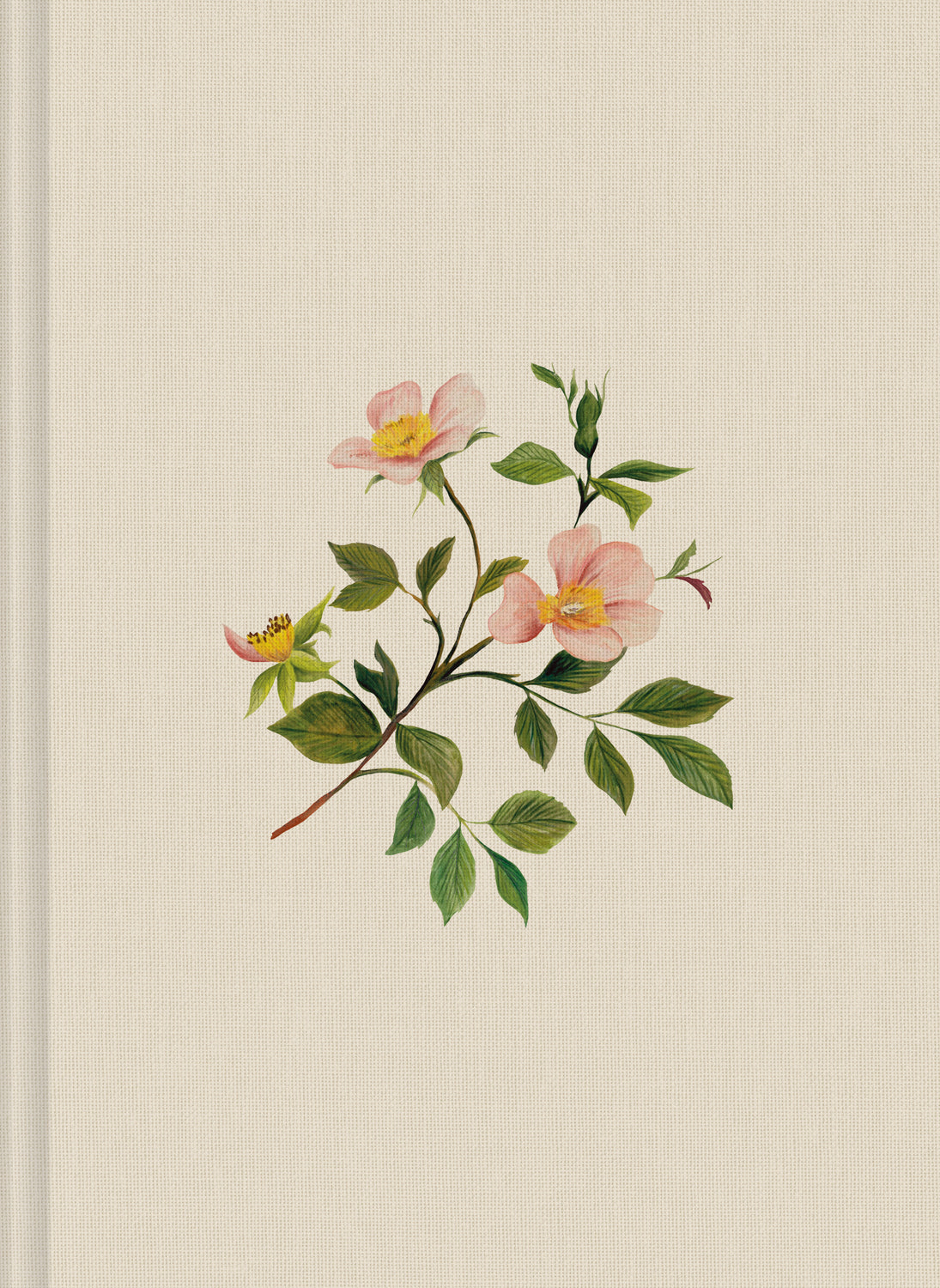 ESV Single Column Journaling Bible (Cloth Over Board, Rosehip Design) front cover (8252138848456)