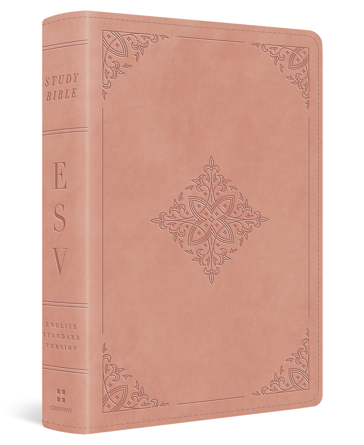 ESV Study Bible, Personal Size (Trutone, Blush Rose, Fleur-De-Lis Design) cover image (8252143337672)
